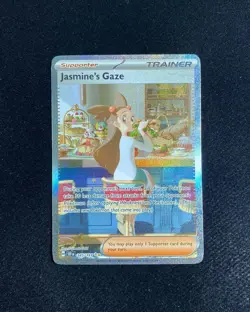 2024 Pokemon TCG English Surging Sparks Jasmine's Gaze #SSP EN 245/191 Holo AX92 - Image 1