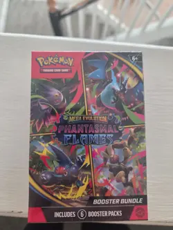 Pokemon TCG Mega Evolution—Phantasmal Flames Booster Bundle 6 Packs English - Image 1