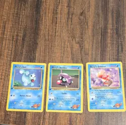 Pokemon TCG Gym Heroes 2000 Lot - Misty’s Seel/Shellder/Goldeen 1st edition - Image 1