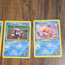 Pokemon TCG Gym Heroes 2000 Lot - Misty’s Seel/Shellder/Goldeen 1st edition - Image 2