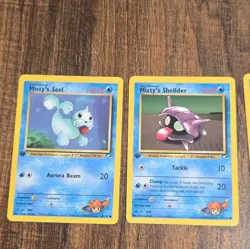 Pokemon TCG Gym Heroes 2000 Lot - Misty’s Seel/Shellder/Goldeen 1st edition - Image 3