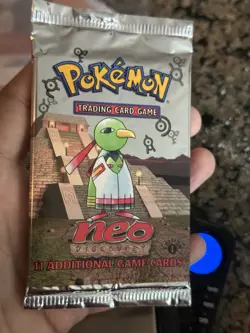 Pokemon 2001 Neo Discovery 1st Edition Booster Pack SEALED HeavyU - Image 3