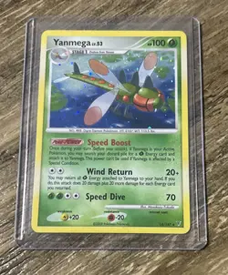 2009 Pokemon Yanmega Sparkle Holo 14/147 Lv.53 HP100 TCG NM Condition - Image 1