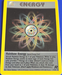 Pokemon Rainbow Energy 17/82 Team Rocket Holo Rare 2000 Special Energy - Image 1