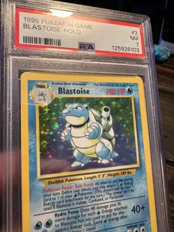 Blastoise #2/102 Holo - 1999 Pokemon Card Base Set - PSA 7 NEAR MINT - Image 4