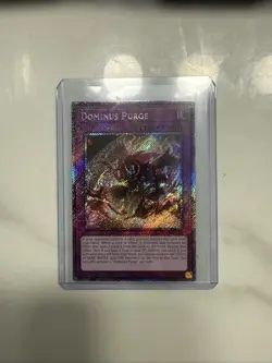 YUGIOH x1 RA05-EN150 DOMINUS PURGE - PLATINUM SECRET Rare 1st EDITION NM - Image 1