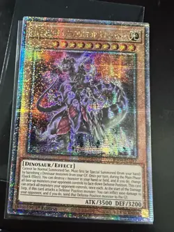 LP Ultimate Conductor Tyranno RA04-EN287 Quarter Century Secret Rare Yu-Gi-Oh - Image 1