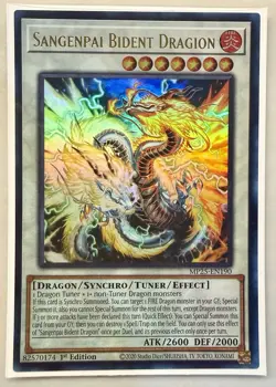 x1 Sangenpai Bident Dragion - MP25-EN190 - Ultra Rare - 1st Edition Yu-Gi-Oh! M/ - Image 1