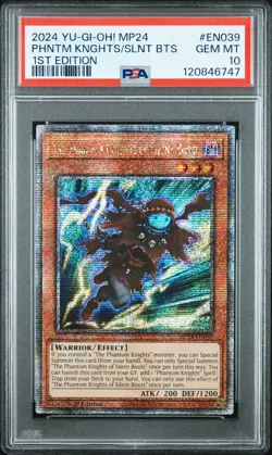 2024 Yu-Gi-Oh The Phantom Knights of Silent Boots MP24-EN039 PSA 10 (Sept 25) - Image 1