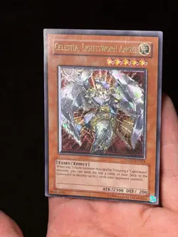 Celestia, Lightsworn Angel LODT-EN024 Ultimate Rare EURO Error Back YU-GI-OH - Image 4