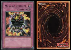 Mask of Restrict LON-018 Minor Fade Ultra Rare YU-GI-OH #2 - Image 3