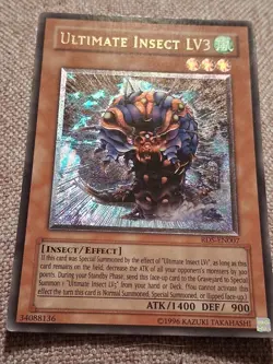 Yu-Gi-Oh Ultimate Insect LV3 UTR RDS Unlimited Euro Print MP - Image 1