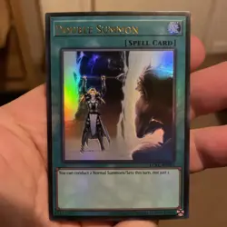 Double Summon LCKC-EN091 Unlimited ULTRA RARE NM! +Bonus FREE SHIPPING! - Image 1