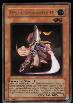 Mystic Swordsman LV2 (UTR) SOD-EN011 NA Enhanced Ultimate Rare YU-GI-OH - Image 1