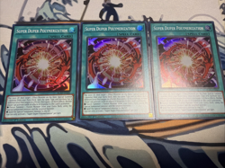 Yugioh Super Duper Polymerization Super Rare BLZD-EN069 Near Mint x3 - Image 1