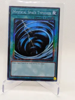 MYSTICAL SPACE TYPHOON YUGIOH 25th ANNIV. COLLECTORS RARE 1st EDITION RA02-EN048 - Image 1