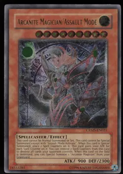 Arcanite Magician/Assault Mode CRMS-EN021 ENHANCED GREY Ultimate Rare Yugioh - Image 1