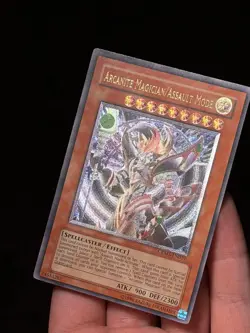 Arcanite Magician/Assault Mode CRMS-EN021 ENHANCED GREY Ultimate Rare Yugioh - Image 4