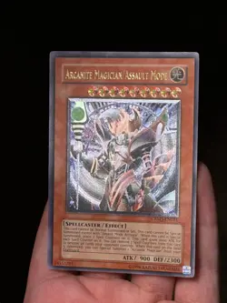 Arcanite Magician/Assault Mode CRMS-EN021 ENHANCED GREY Ultimate Rare Yugioh - Image 5