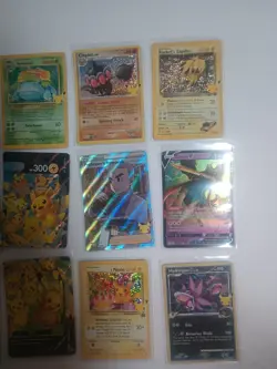 25th Pokemon Celebrations Card Lot- Holos, Pikachu, Charizard, Venusaur, V-Union - Image 5