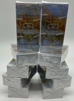 Lot of (10) Yu-Gi-Oh! TCG Japanese Limit Over Collection The Rivals Booster Box - Image 1
