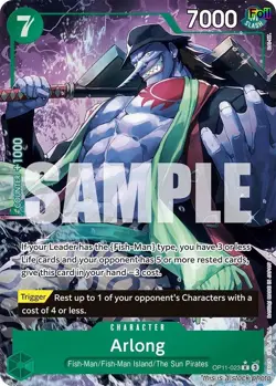 Arlong (Alternate Art) [OP11 - OP11-023] - NM [Foil] TCG One Piece - Image 1