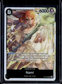 2026 One Piece Adventure on Kami's Island Nami Super Rare #OP15-086 - Image 1