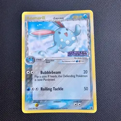 Pokemon Card Azumarill 19/113 EX Delta Species Reverse Holo Rare - Image 1