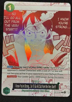 Monkey D. Luffy - OP13-040 - Treasure Campaign Promo - One Piece English - Image 1