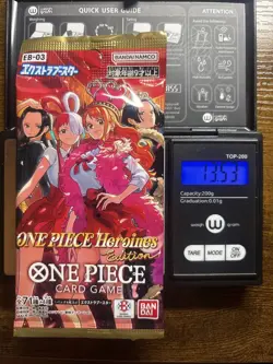 Heavy 13.53g One Piece Sealed Heroines Edition EB-03 Japanese Booster Pack - Image 1