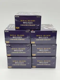 Lot of (7) One Piece TCG OP-10 Royal Blood Booster Boxes SEALED ENGLISH - Image 3