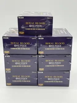 Lot of (7) One Piece TCG OP-10 Royal Blood Booster Boxes SEALED ENGLISH - Image 5