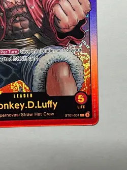 Monkey.D.Luffy ST01-001 One Piece Starter Deck 1 Straw Hat Crew - Image 5