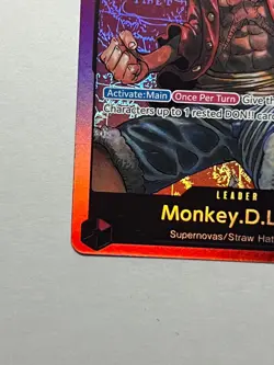 Monkey.D.Luffy ST01-001 One Piece Starter Deck 1 Straw Hat Crew - Image 4
