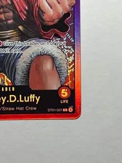Monkey.D.Luffy ST01-001 One Piece Starter Deck 1 Straw Hat Crew - Image 5