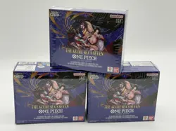 Lot of (3) One Piece TCG The Azure Sea's Seven OP-14 Booster Box SEALED/NEW - Image 1