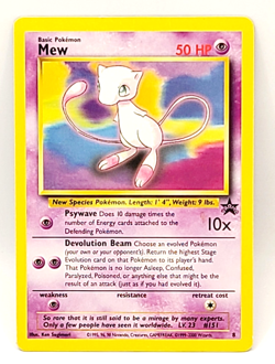 Mew Black Star Promo #8 - Rare -2000 WOTC Pokemon Vintage Card NM/Mint - Image 1