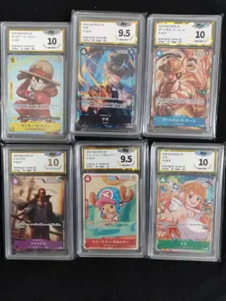 2025 One Piece TCG JPN P-106 P P-103 P Monkey D Luffy Lot*6 PGS 10 LU57 - Image 2
