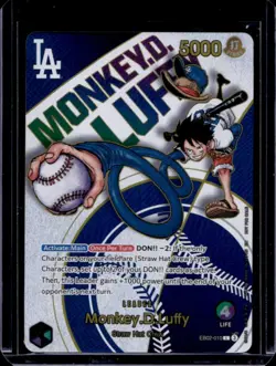 2025 One Piece Anime X Dodgers Night Giveaway Monkey D. Luffy #EB02-010 - Image 1