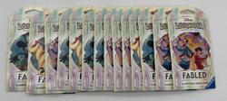 Lot of (14) Disney Lorcana TCG Fabled Sleeved Booster Packs SEALED/NEW - Image 1