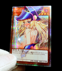 Yu-Gi-Oh Dark Magician Girl Secret Rare Alt Art Holo Waifu Ecchi Fan Custom Card - Image 4