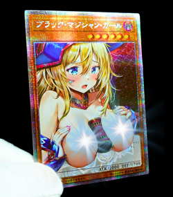 Yu-Gi-Oh Dark Magician Girl Waifu Secret Rare Alt Art Holo Anime Fan Custom Card - Image 2