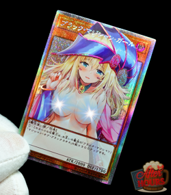 Yu-Gi-Oh Dark Magician Girl Waifu Secret Rare Alt Art Holo Anime Fan Custom Card - Image 1
