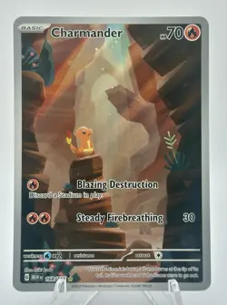 Pokemon TCG Charmander Scarlet Violet-151 Holo Illustration Rare Card 168/165 - Image 4