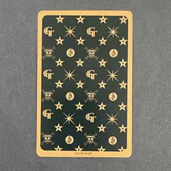 M1286 Smoker Japanese One Piece Film Gold Poker Playing Card - Image 2