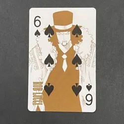 M1285 Rob Lucci Japanese One Piece Film Gold Poker Playing Card - Image 1