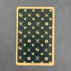 M1285 Rob Lucci Japanese One Piece Film Gold Poker Playing Card - Image 2