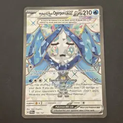 Wellspring Mask Ogerpon ex 194/167 Twilight Masquerade Full Art Pokemon Card NM - Image 1