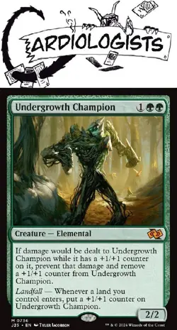 Undergrowth Champion 0736 | Magic the Gathering MTG | FDN Jumpstart | Rare | NM - Image 1