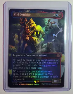 Vivi Ornitier (Borderless) FOIL 0321 NM - Final Fantasy MTG Magic The Gathering - Image 1